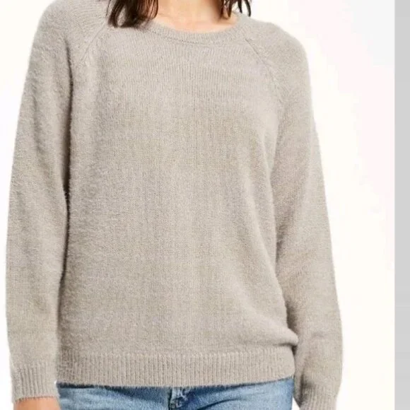 Z Supply Alexa Eyelash Pullover Sweater Gray M - Picture 14 of 14